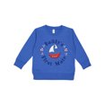 thumbnail image 1 of Inktastic Daddy's First Mate Toddler Sweatshirt, 1 of 4