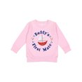 thumbnail image 1 of Inktastic Daddy's First Mate Toddler Sweatshirt, 1 of 4