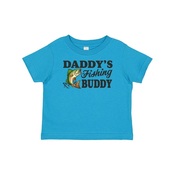 Inktastic Daddy's Fishing Buddy Boys Baby T-Shirt