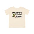 thumbnail image 1 of Inktastic Daddy's Fishing Buddy Boys Baby T-Shirt, 1 of 5