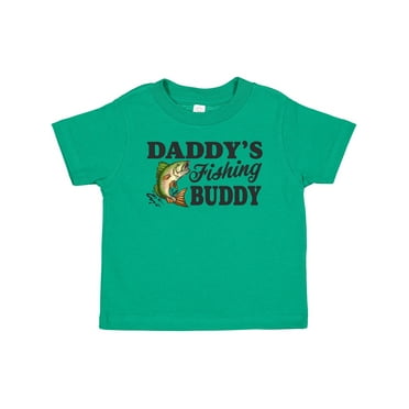 Inktastic Daddy's Fishing Buddy Boys Baby T-Shirt