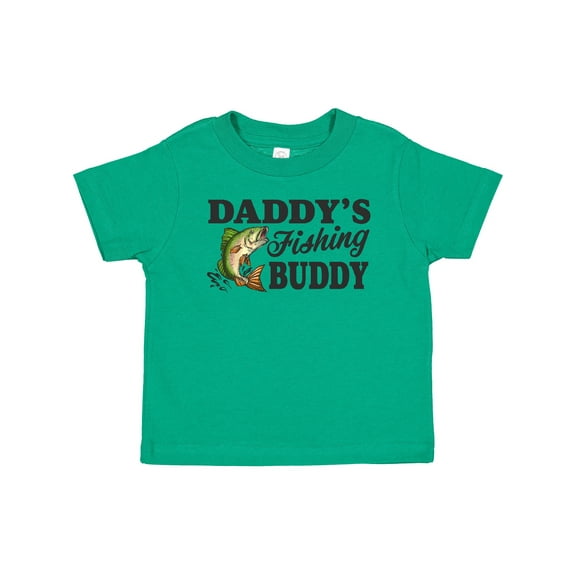 Inktastic Daddy's Fishing Buddy Boys Baby T-Shirt