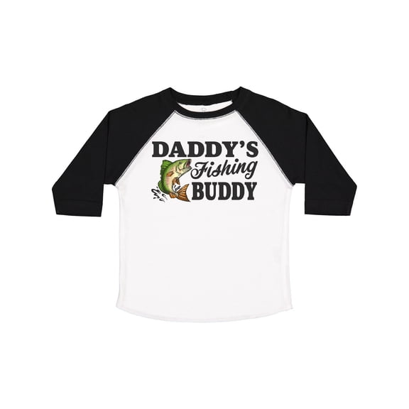 Inktastic Daddy's Fishing Buddy Boys Toddler T-Shirt