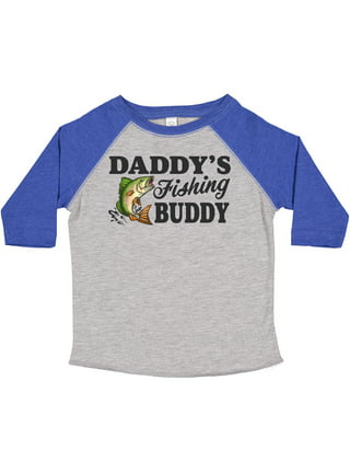 Daddy's Fishing Buddy Toddler Shirt Summer Adventure Kids Clothing