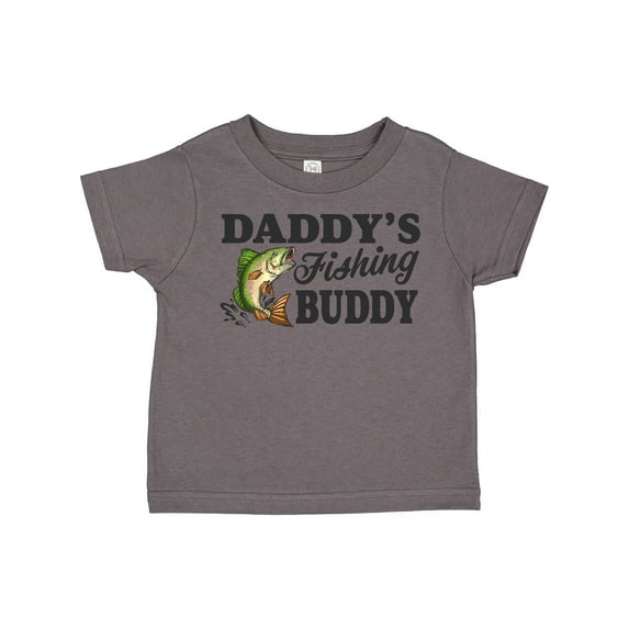 Inktastic Daddy's Fishing Buddy Boys Toddler T-Shirt