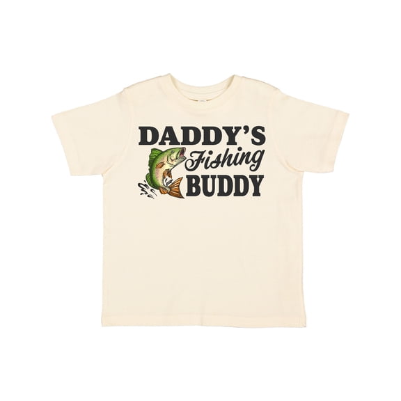 Inktastic Daddy's Fishing Buddy Boys Toddler T-Shirt