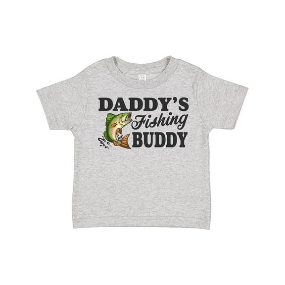 Inktastic Daddy's Fishing Buddy Boys Toddler T-Shirt