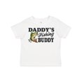 thumbnail image 1 of Inktastic Daddy's Fishing Buddy Boys Toddler T-Shirt, 1 of 5