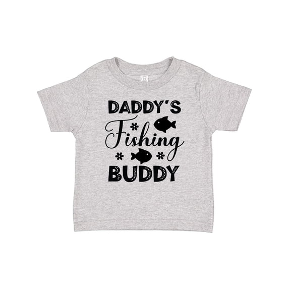Inktastic Daddy's Fishing Buddy Boys or Girls Baby T-Shirt