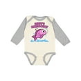 thumbnail image 1 of Inktastic Daddy's Fishing Buddy (pink) Boys or Girls Long Sleeve Baby Bodysuit, 1 of 5