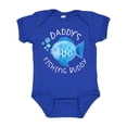 thumbnail image 1 of Inktastic Daddy's Fishing Buddy with Cute Blue Fish Boys or Girls Baby Bodysuit, 1 of 5