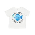 thumbnail image 1 of Inktastic Daddy's Fishing Buddy with Cute Blue Fish Boys or Girls Toddler T-Shirt, 1 of 5