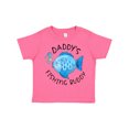 thumbnail image 1 of Inktastic Daddy's Fishing Buddy with Cute Blue Fish Boys or Girls Toddler T-Shirt, 1 of 5
