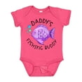 thumbnail image 1 of Inktastic Daddy's Fishing Buddy with Cute Purple Fish Boys or Girls Baby Bodysuit, 1 of 5