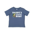 thumbnail image 1 of Inktastic Daddy's Fishing Buddy with White Text Boys Baby T-Shirt, 1 of 5