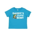thumbnail image 1 of Inktastic Daddy's Fishing Buddy with White Text Boys Toddler T-Shirt, 1 of 5