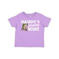 thumbnail image 1 of Inktastic Daddy's Fishing Buddy with White Text Boys Toddler T-Shirt, 1 of 5