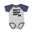 thumbnail image 1 of Inktastic Daddy's Gaming Buddy with Controller Boys or Girls Baby Bodysuit, 1 of 5