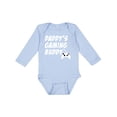 thumbnail image 1 of Inktastic Daddy's Gaming Buddy with Controller Boys or Girls Long Sleeve Baby Bodysuit, 1 of 5