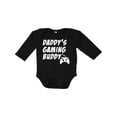 thumbnail image 1 of Inktastic Daddy's Gaming Buddy with Controller Boys or Girls Long Sleeve Baby Bodysuit, 1 of 5