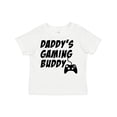 thumbnail image 1 of Inktastic Daddy's Gaming Buddy with Controller Boys or Girls Toddler T-Shirt, 1 of 5