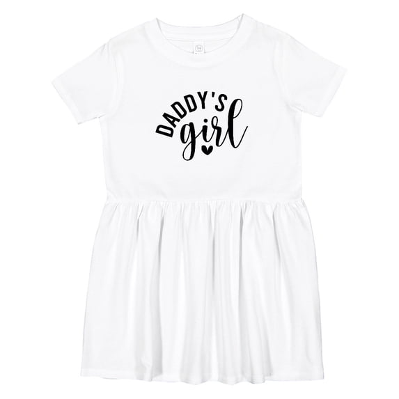 Inktastic Daddy's Girl Girls Toddler Dress