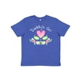 thumbnail image 1 of Inktastic Daddy's Girl Heart Flowers Youth T-Shirt, 1 of 5