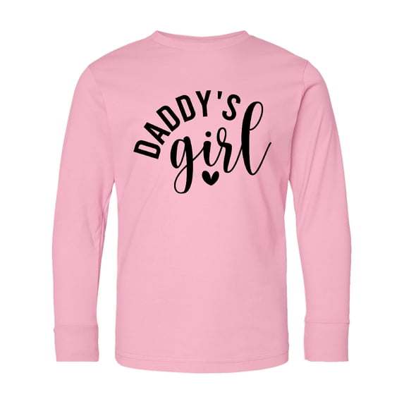 Inktastic Daddy's Girl Long Sleeve Youth T-Shirt