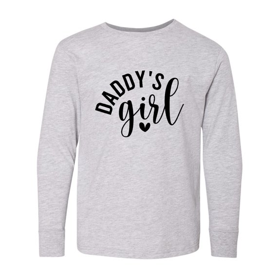 Inktastic Daddy's Girl Long Sleeve Youth T-Shirt