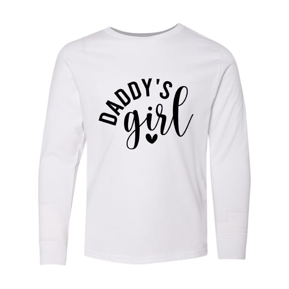 Inktastic Daddy's Girl Long Sleeve Youth T-Shirt