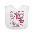 thumbnail image 1 of Inktastic Daddy's Girl Unicorn Girls Baby Bib, 1 of 4