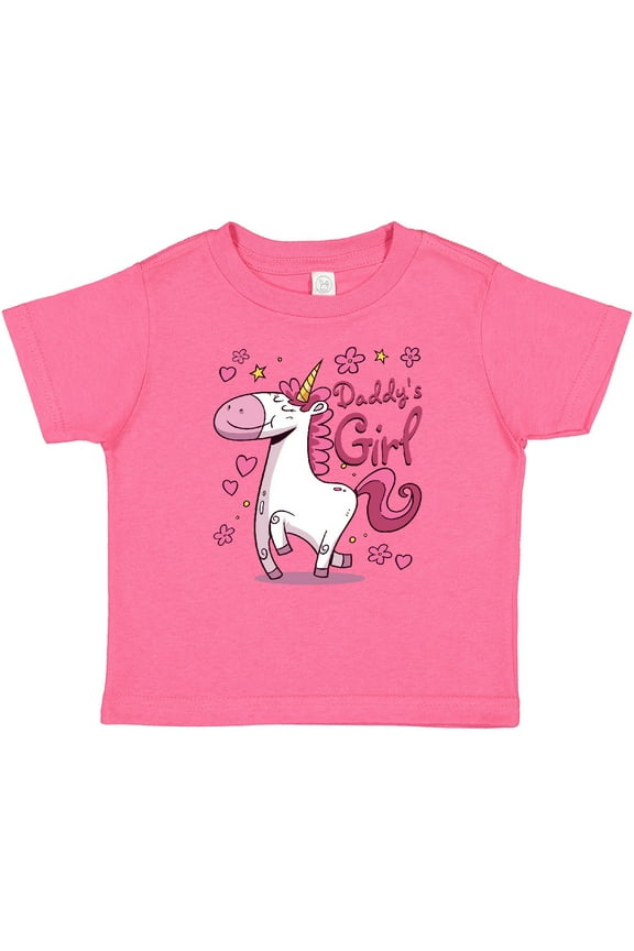 Daddy's Girl Unicorn Girls Baby T-Shirt