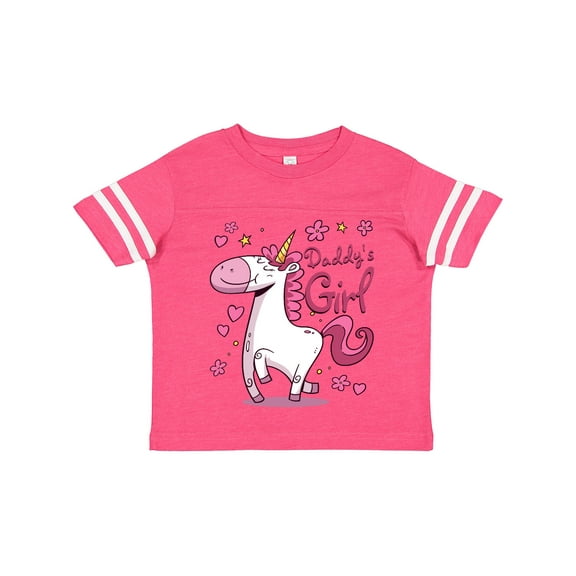 Inktastic Daddy's Girl Unicorn Girls Toddler T-Shirt