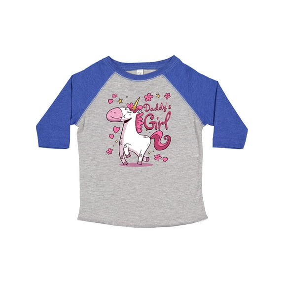 Inktastic Daddy's Girl Unicorn Girls Toddler T-Shirt
