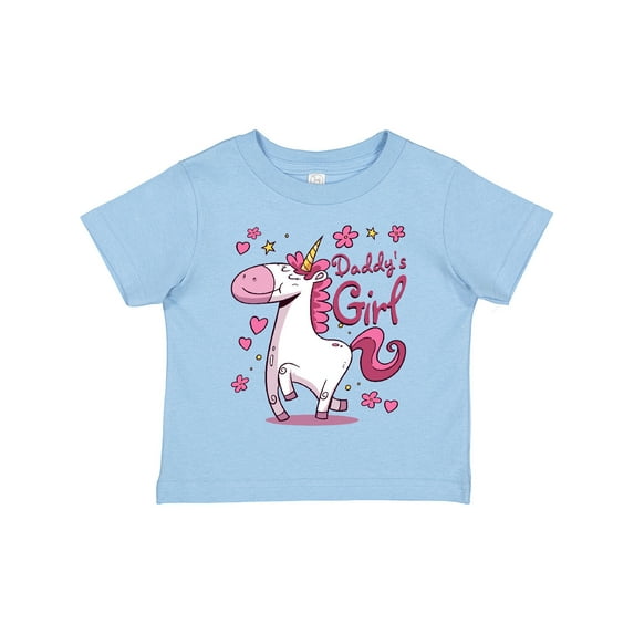Inktastic Daddy's Girl Unicorn Girls Toddler T-Shirt