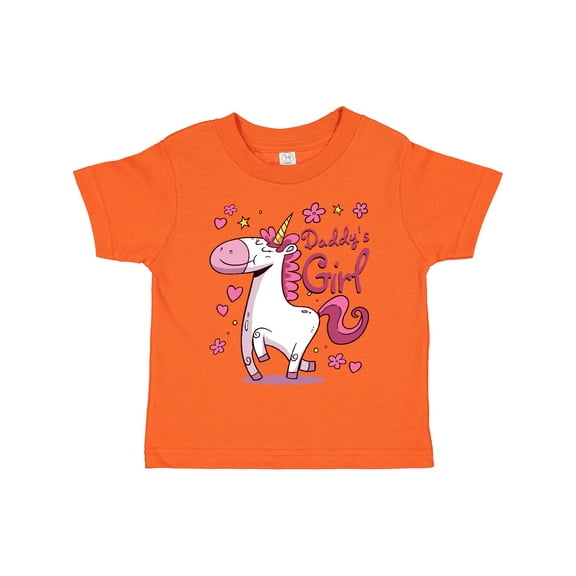 Inktastic Daddy's Girl Unicorn Girls Toddler T-Shirt