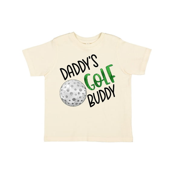 Inktastic Daddy's Golf Buddy with Golf Ball Boys or Girls Toddler T-Shirt