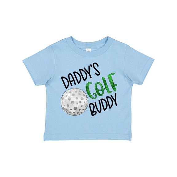 Inktastic Daddy's Golf Buddy with Golf Ball Boys or Girls Toddler T-Shirt