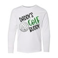 thumbnail image 1 of Inktastic Daddy's Golf Buddy with Golf Ball Long Sleeve Youth T-Shirt, 1 of 5