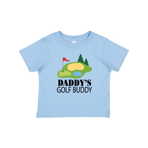 Inktastic Daddy's Golf Buddy with Putting Green Boys or Girls Baby T-Shirt