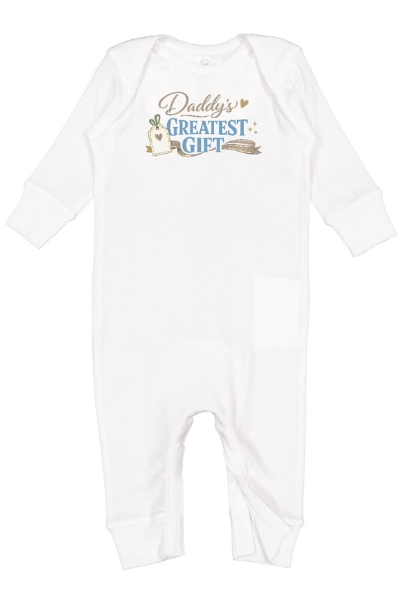 Daddy's Greatest Baby Romper Coveralls