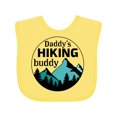 thumbnail image 1 of Inktastic Daddy's Hiking Buddy with Mountains and Trees Boys or Girls Baby Bib, 1 of 4
