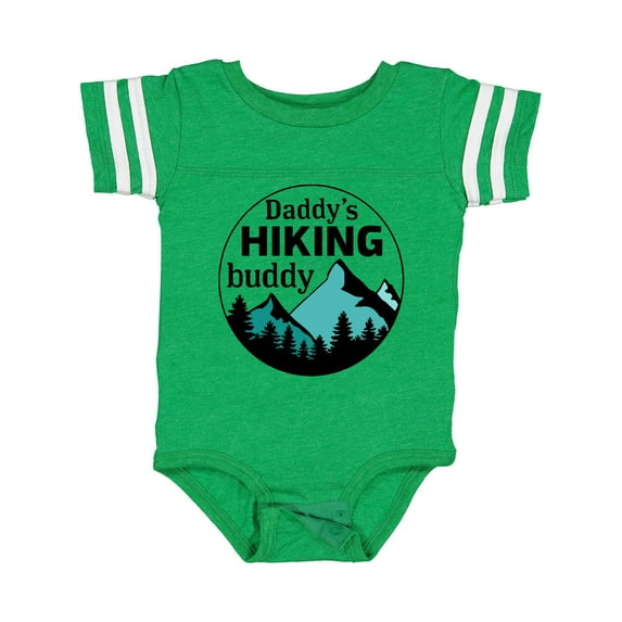 Inktastic Daddy's Hiking Buddy with Mountains and Trees Boys or Girls Baby Bodysuit