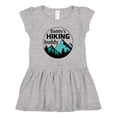 thumbnail image 1 of Inktastic Daddy's Hiking Buddy with Mountains and Trees Girls Toddler Dress, 1 of 5