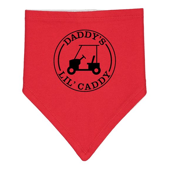 Inktastic Daddy's Lil Caddy Baby Bandana Bib