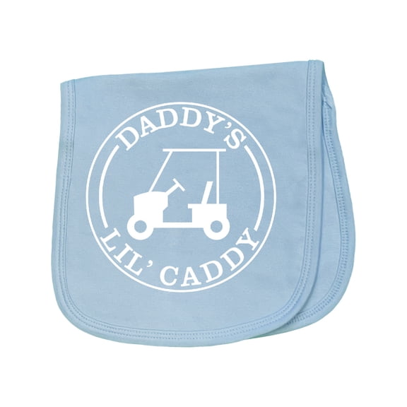 Inktastic Daddy's Lil Caddy Baby Burp Cloth