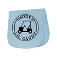 thumbnail image 1 of Inktastic Daddy's Lil Caddy Baby Burp Cloth, 1 of 3