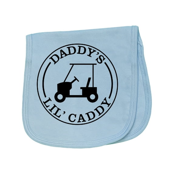 Inktastic Daddy's Lil Caddy Baby Burp Cloth