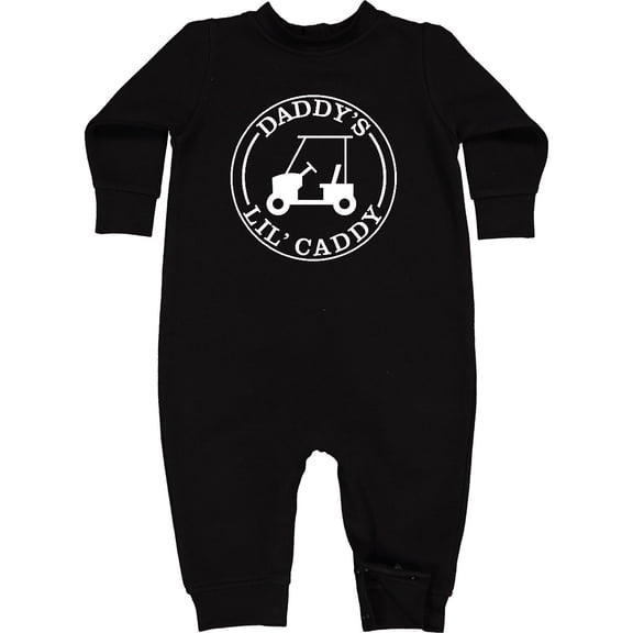Inktastic Daddy's Lil Caddy Baby Fleece Romper