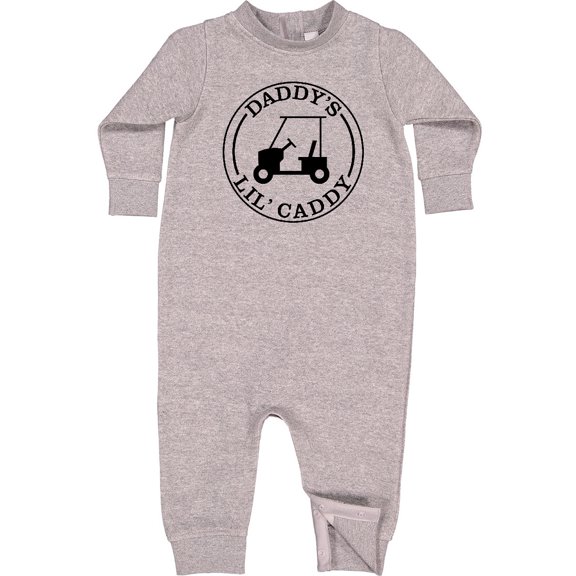 Inktastic Daddy's Lil Caddy Baby Fleece Romper